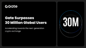 Gate Surpasses 30 Million Global Users, Accelerating Its Rise as the Next-Generation Crypto Exchange